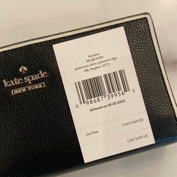 Kate Spade Patterson Drive Painted Edge Wallet - Picture 3 of 6
